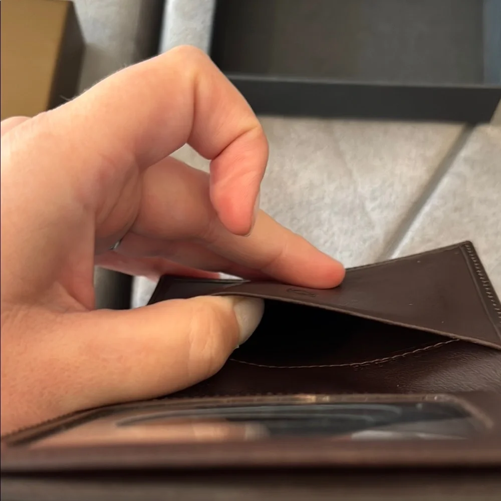 Loewe Brown Wallet/card holder, like new!
